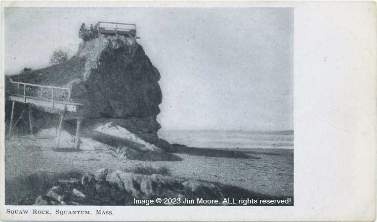 Squaw Rock - early 1900s postcard; Norfolk Co